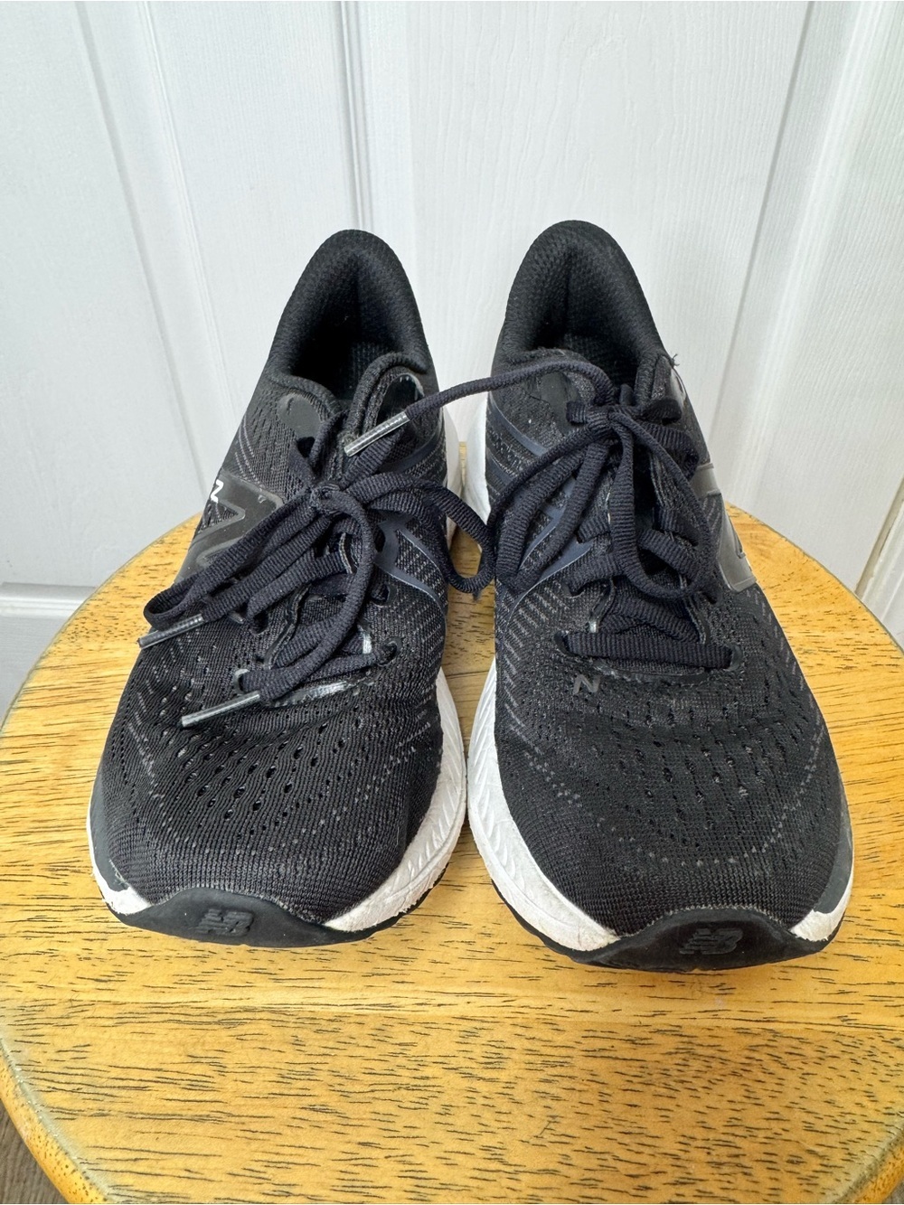 New Balance Black and White Running Sneakers